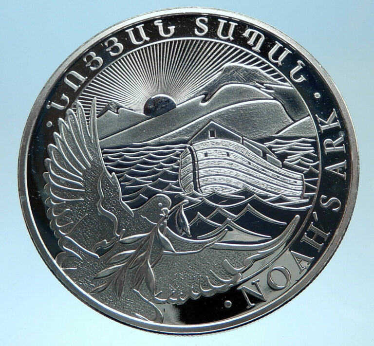 Read more about the article 2015 Armenia 500 Dram SILVER PROOF Noah’s Ark ARMENIAN Authentic Coin i77534