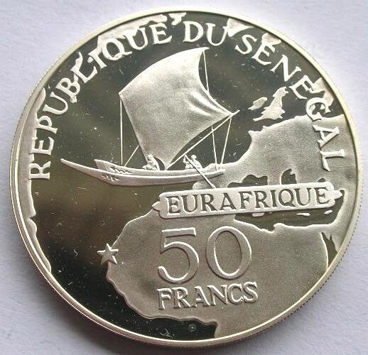 Read more about the article Senegal 1975 Eurafrique 50 Francs Silver Coin Proof With Box COA