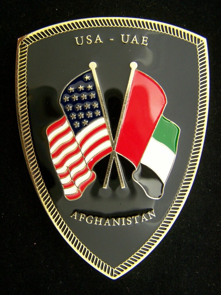 Read more about the article Armed Forces United Arab Emirates USA UAE Afghanistan Challenge Coin