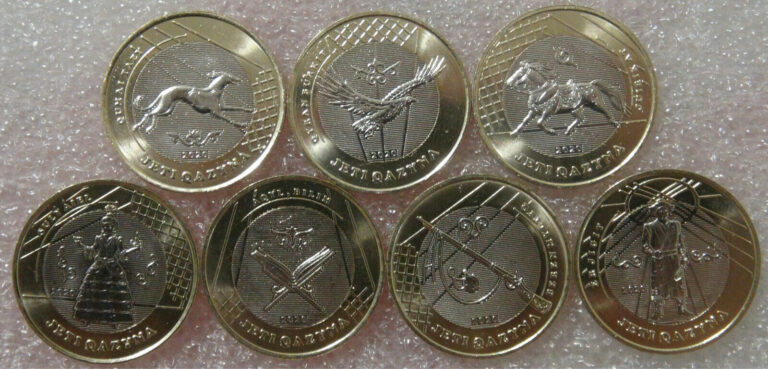 Read more about the article Kazakhstan set of 7 coins of 100 tenge 2020 Treasures of Steppe. Jeti Qazyna UNC