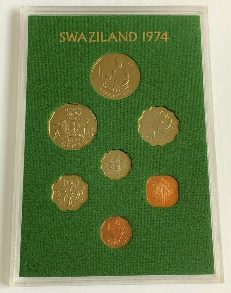 Read more about the article Swaziland 1974 Proof year Coin Set Mine Condition