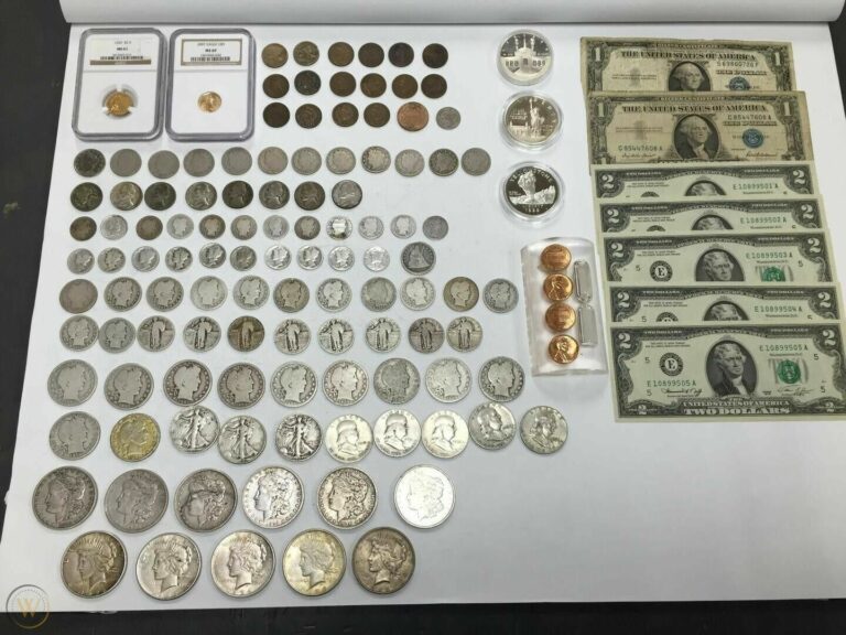 Read more about the article Estate Sale Coins ~ Auction Lot Silver Bullion ~ Currency Collection