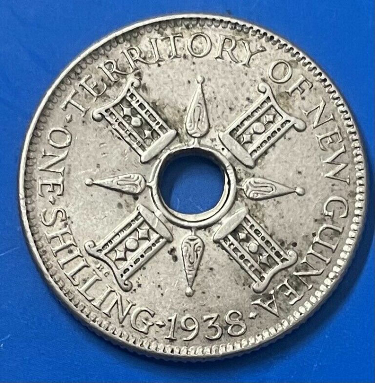 Read more about the article 1938 Papua New Guinea Shilling.. 92.5% Silver Coin