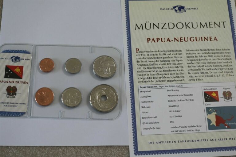 Read more about the article PAPUA NEW GUINEA COIN SET WITH COA B39 #316