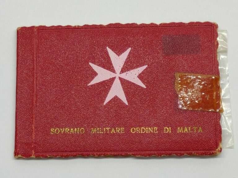 Read more about the article 1965 ORDER OF MALTA SILVER COIN SOVRANO MILTARE ORDINE DI MALTA 1 AND 2 SCUDO