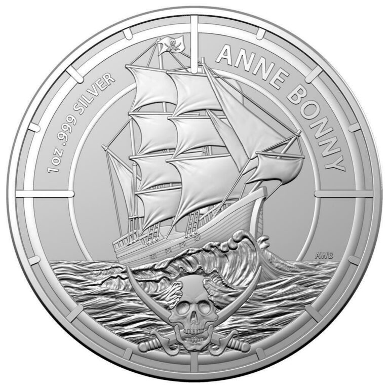 Read more about the article 2021 Solomon Islands Anne Bonny Pirate Queens 1 oz 999 Silver BU Coin in Capsule