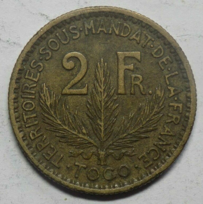 Read more about the article Togo 1924 2 Francs Coin