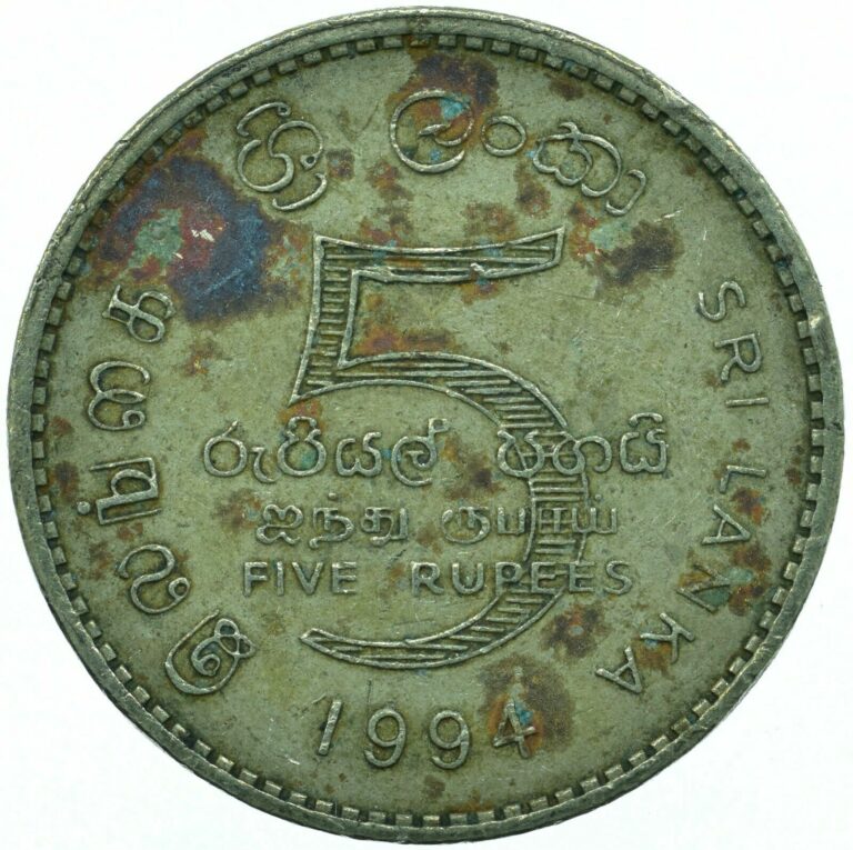 Read more about the article COIN / SRI LANKA / 5 RUPEES 1994 BEAUTIFUL COLLECTIBLE   #WT34279