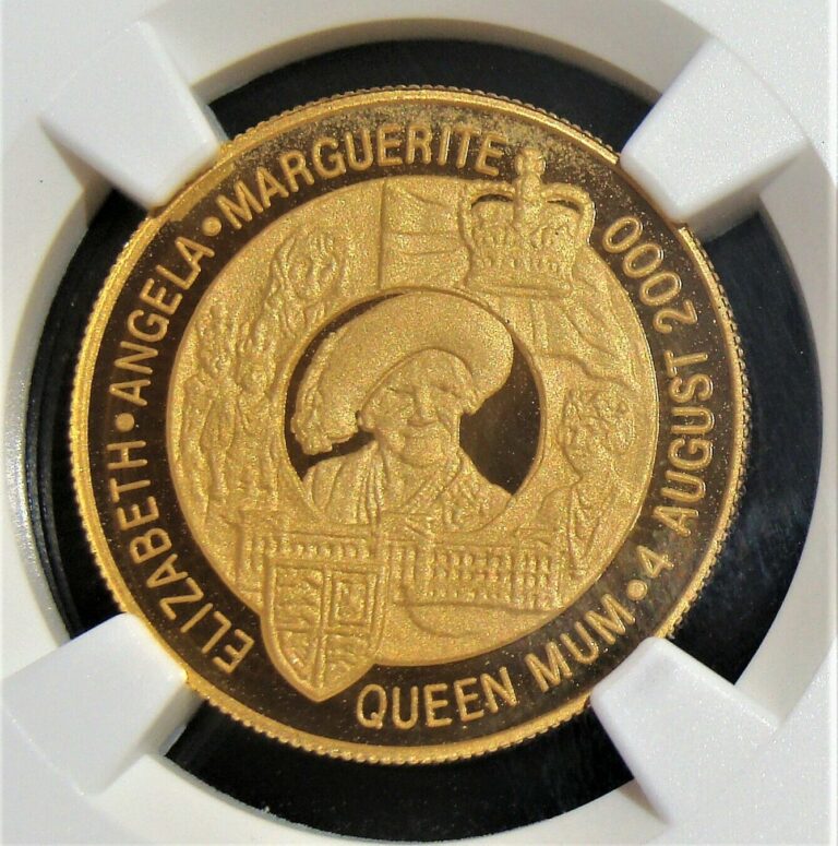 Read more about the article Zambia: 2000 Gold 10 000 Kwacha Queen Mother’s Birthday Coins NGC PF69 UC.