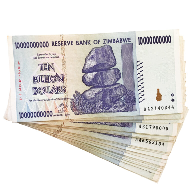 Read more about the article Zimbabwe One 10 Billion Dollar Bill Banknote Paper Money World Currency