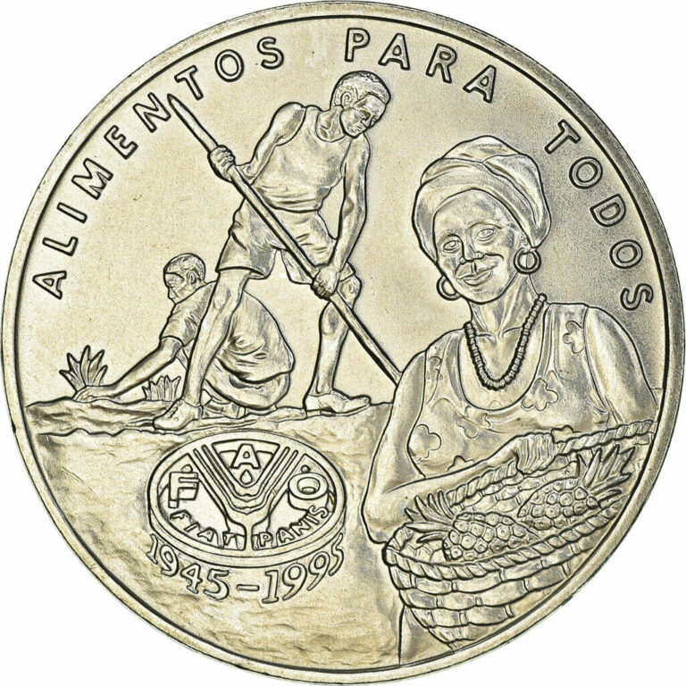 Read more about the article [#220966] Coin  Guinea-Bissau  2000 Pesos  1995  MS(65-70)  Nickel plated steel