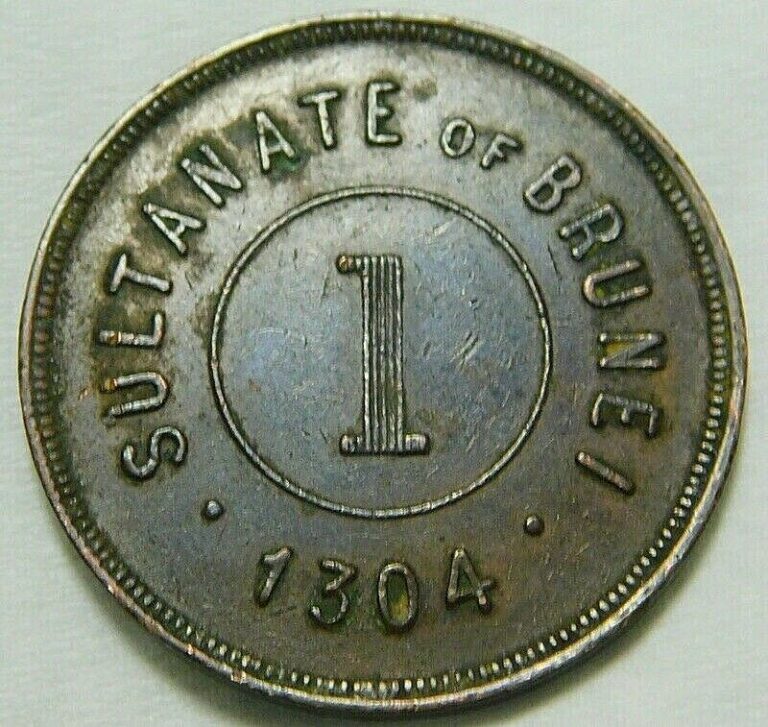 Read more about the article 1886 ( AH1304) SULTANATE OF BRUNEI ONE CENT COIN A42-116