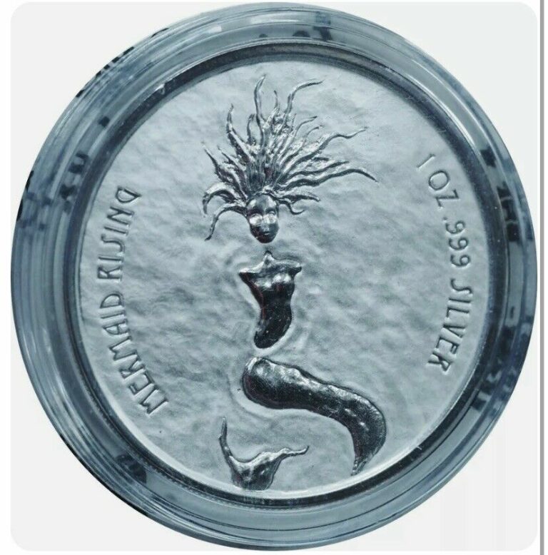 Read more about the article 2018 Fiji Mermaid Rising 1 ounce .999 Silver Bullion Proof Like Coin Scottsdale