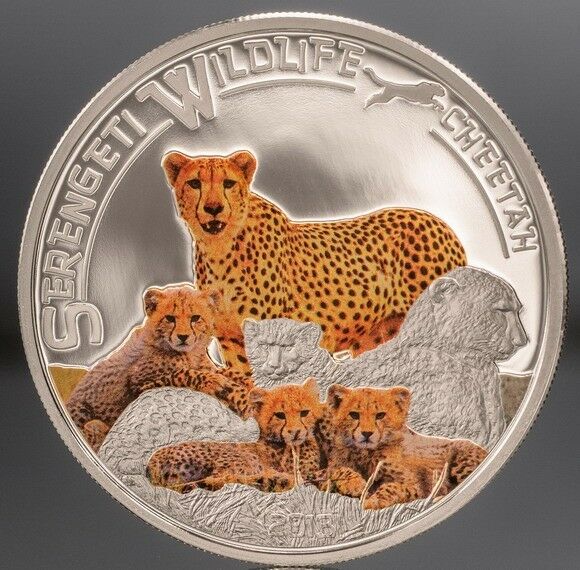 Read more about the article Tanzania 2013 Cheetah 1000 Shillings Silver Coin Proof