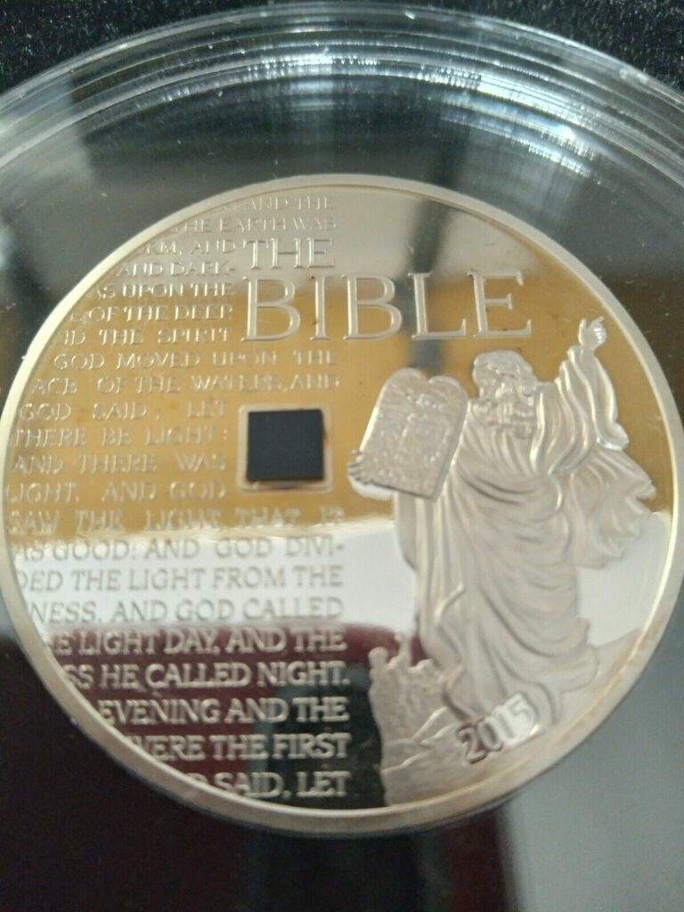Read more about the article The Bible Nano 2015 Burkina Faso 1 000 Francs  1 oz. .999 Silver Proof Coin OGP