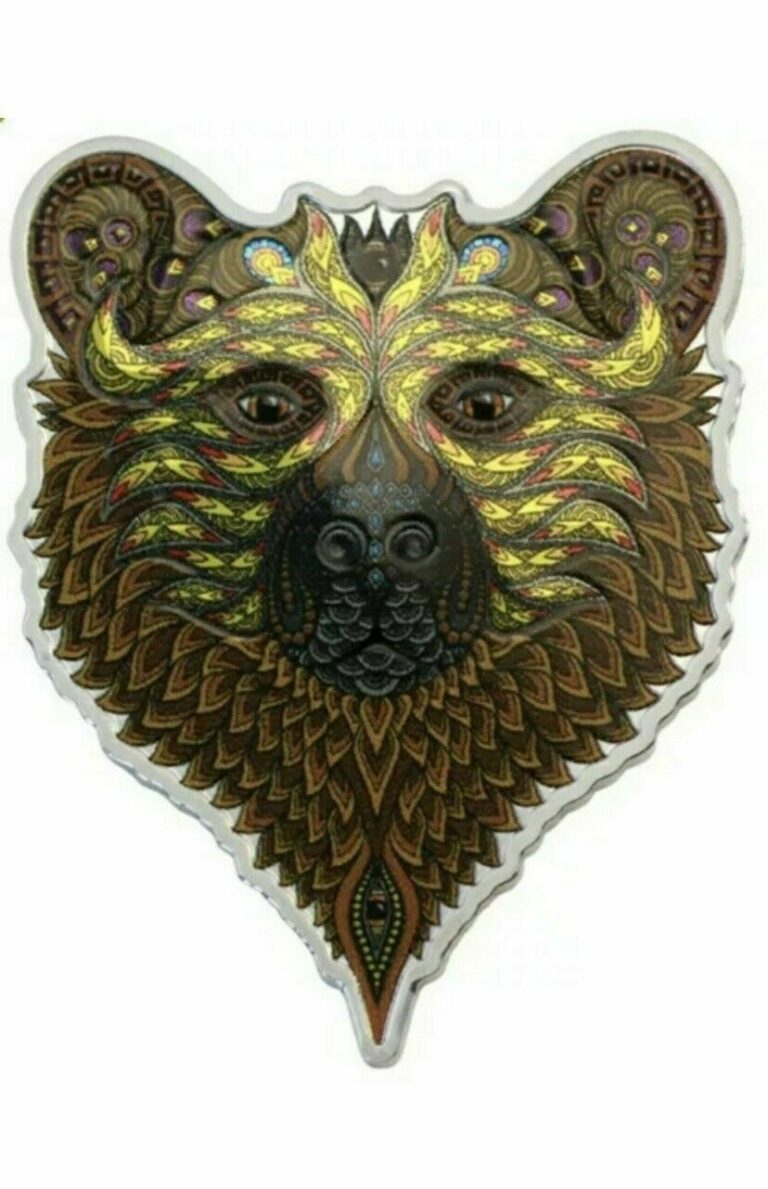 Read more about the article 2021 1oz Grizzly Bear Coin Solomon Islands PAMP .9999 Fine Silver Spirit Animals