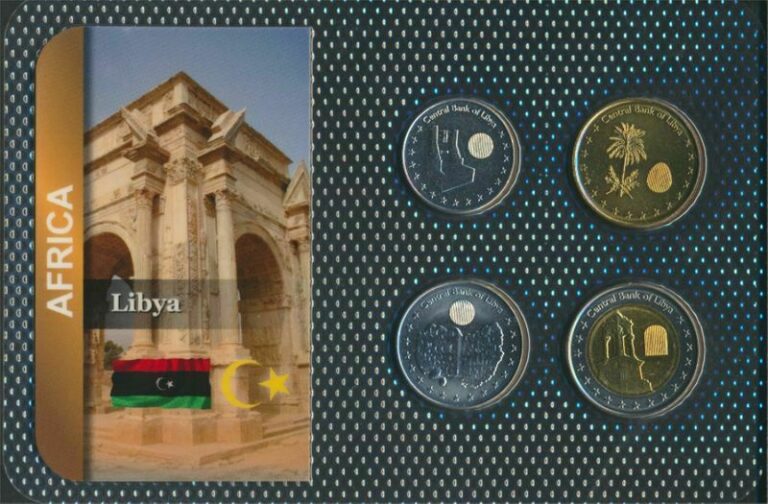 Read more about the article Libya 2014 mint coin set 2014 50 Dirhams until 1/2 Di (9664018