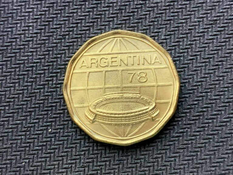 Read more about the article 1977 Argentina 100 Pesos Coin GEM BU ( Soccer Championship )  High Grade  #C1133