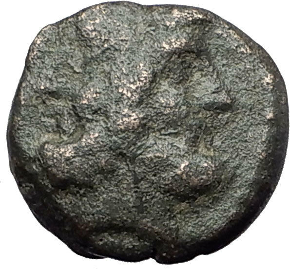 Read more about the article Thessalonica in Macedonia under Romans Ancient Greek Coin  JANUS CENTAURS i61847