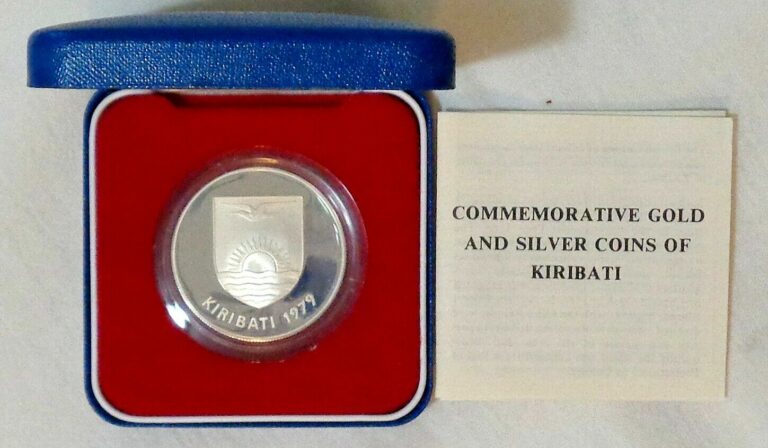 Read more about the article Kiribati 1979 Silver Proof 5 Dollar Coin “Independence ” KM# 8a  One of 3 326