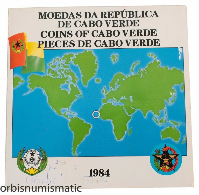 Read more about the article CAPE VERDE ISLANDS 1984 VERY RARE BU OFFICIAL MINT SET W/ VERY SCARCE FAO COIN