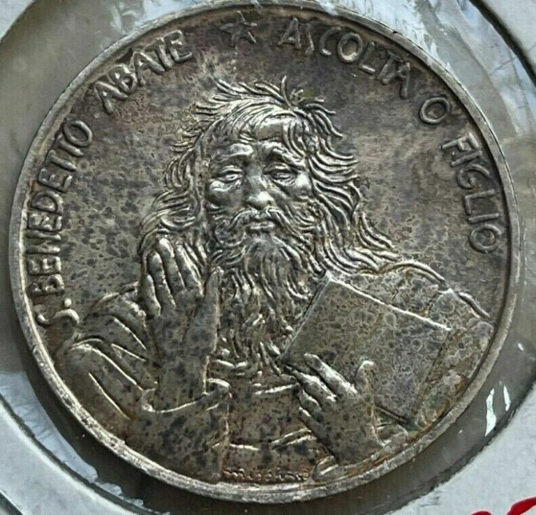 Read more about the article 1980 San Marino 1000 Lire – Silver Uncirculated – Birth of St. Benedict
