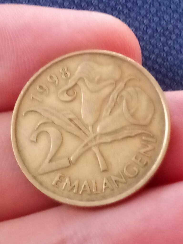 Read more about the article SWAZILAND  2 Emalangeni Mswati III 1998 Brass • 5 g • ⌀ 24 mm Kayihan coins
