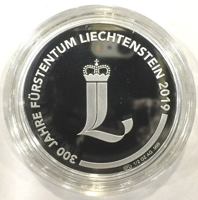 Read more about the article Liechtenstein 2019 300th Anniversary of Duchy Silver Coin Proof