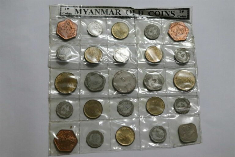 Read more about the article MYANMAR 25 SOUVENIR COINS B38 CG38-12