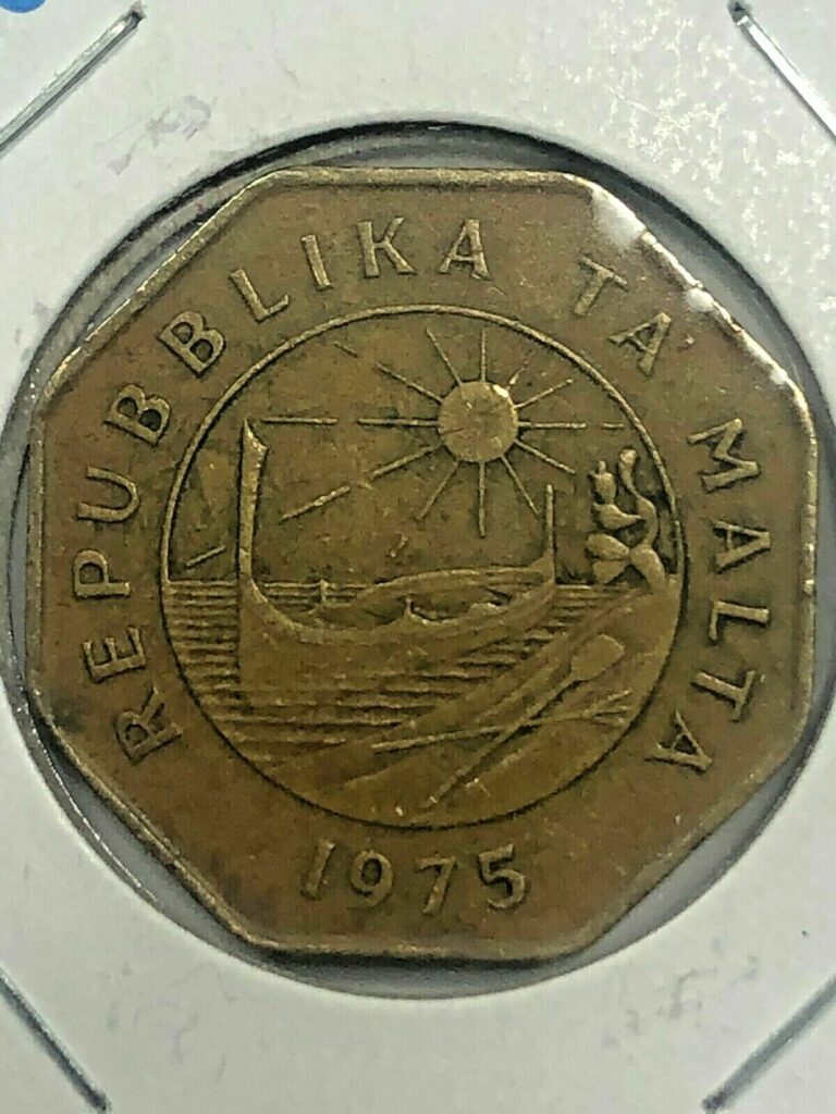 Read more about the article 1975 Malta 25 Cent Foreign Coin #426