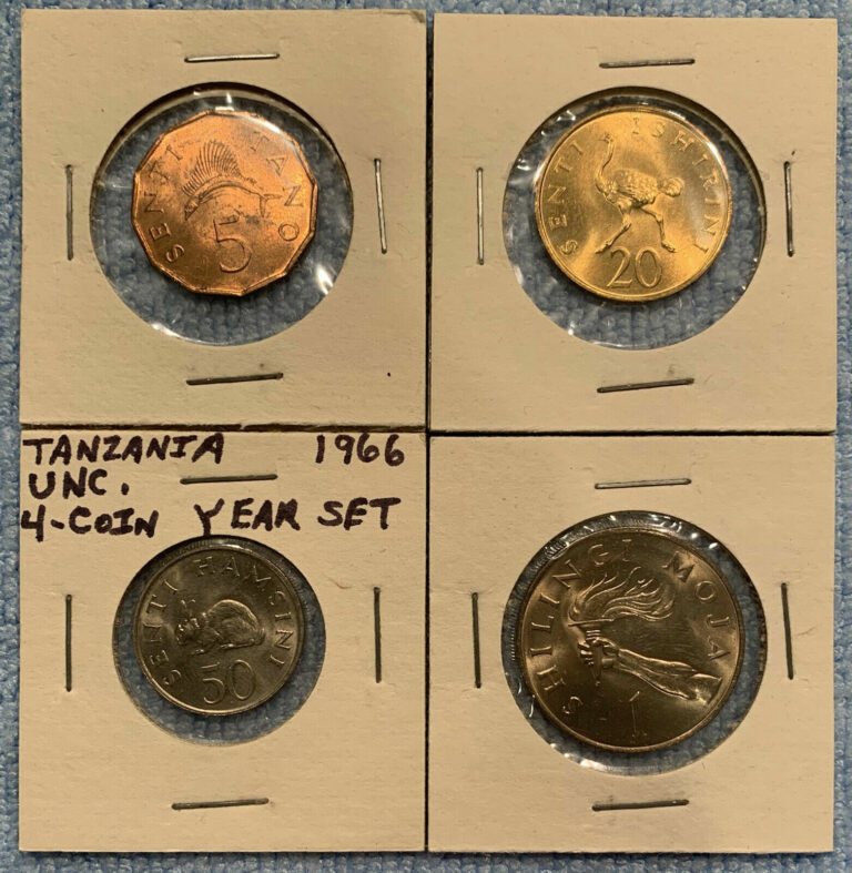 Read more about the article 1966 Tanzania – 4 Uncirculated Coins