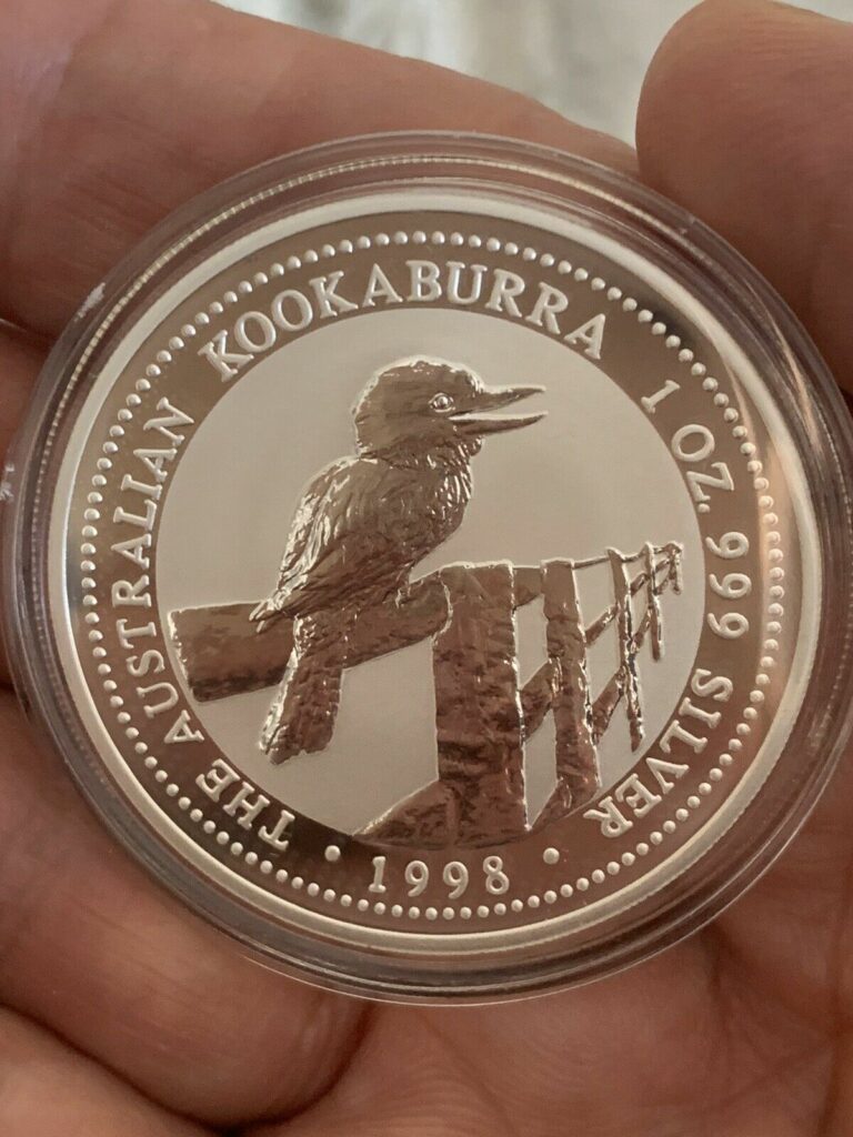 Read more about the article 1998 Australia 1 oz Silver Kookaburra