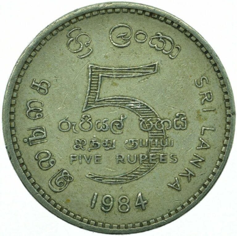 Read more about the article COIN / SRI LANKA / 5 RUPEES 1984 BEAUTIFUL COLLECTIBLE   #WT34278