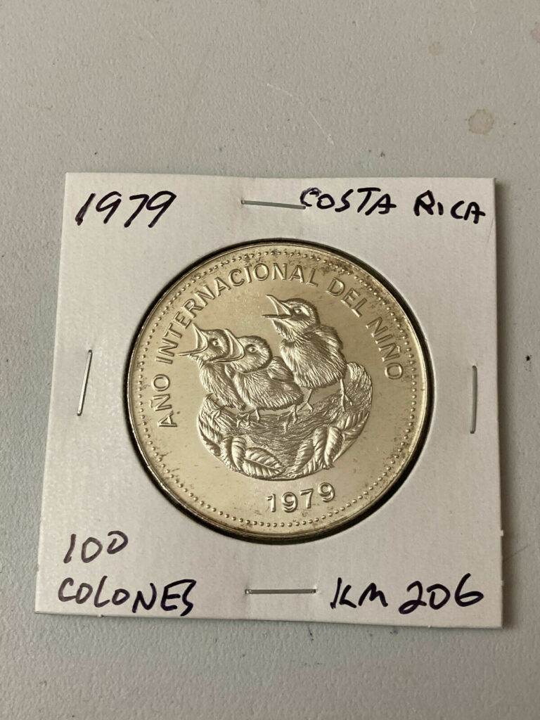 Read more about the article 1979 PROOF COSTA RICA 100 COLONES SILVER COIN