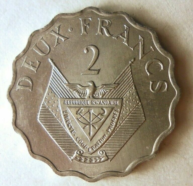 Read more about the article 1970 RWANDA 2 FRANCS – AU – FAO Exotic African Coin – Free Ship – BIN #FFF