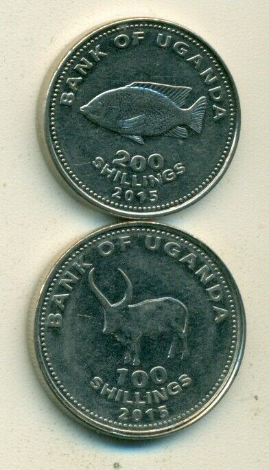 Read more about the article 2 DIFFERENT COINS from UGANDA – 100 SHILLING and 200 SHILLING (BOTH DATING 2015)