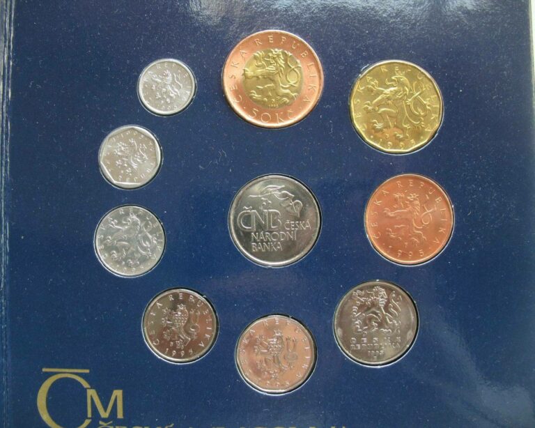 Read more about the article CZECH REPUBLIC 9 Coins + Mint Token 1995 CNB Mint Set