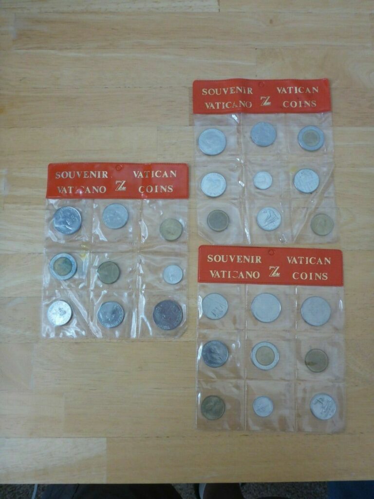 Read more about the article Vatican City Soft Pack of 9 Different Coins John Paul II