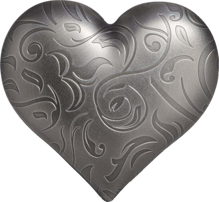 Read more about the article 2018 Palau Silver Charms: Precious Heart 1 oz .999 Silver Coin Antiqued ~ CIT