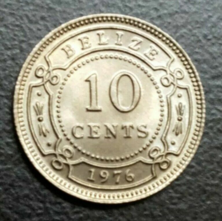 Read more about the article 1976 BRITISH BELIZE 10 CENTS VINTAGE UNC COIN KM 35 COMMONWEALTH SCARCE
