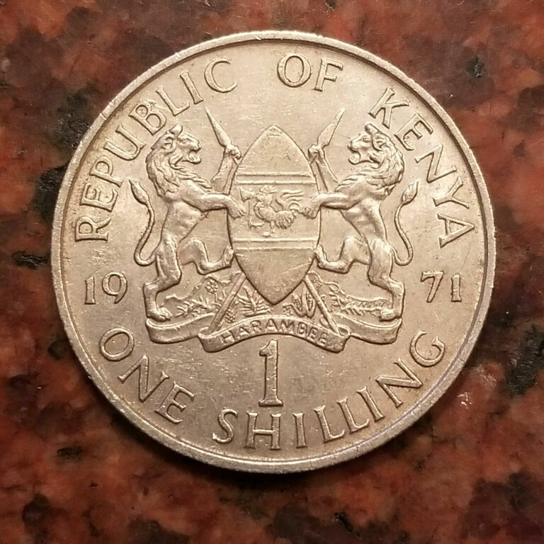 Read more about the article 1971 KENYA 1 SHILLING COIN – #A7028