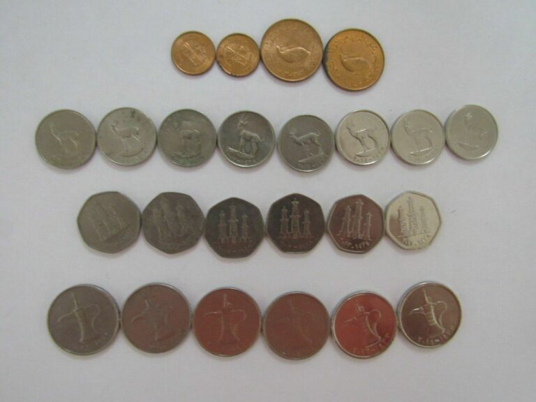 Read more about the article Lot of 24 Different United Arab Emirates Coins – 1973 to 2018 – Circulated