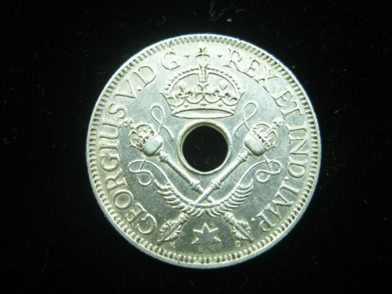 Read more about the article PAPUA NEW GUINEA 1 SHILLING 1935 BRITISH TERRITORY GEORGE V UNC 3938# MONEY COIN