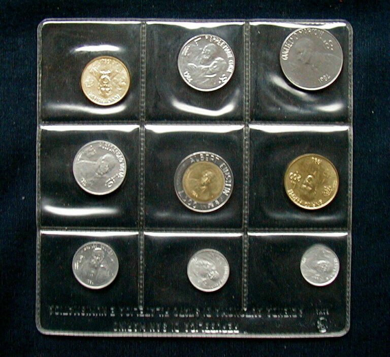Read more about the article 1984 SAN MARINO Italy complete set 9 COINS UNC official plastic box Scientists