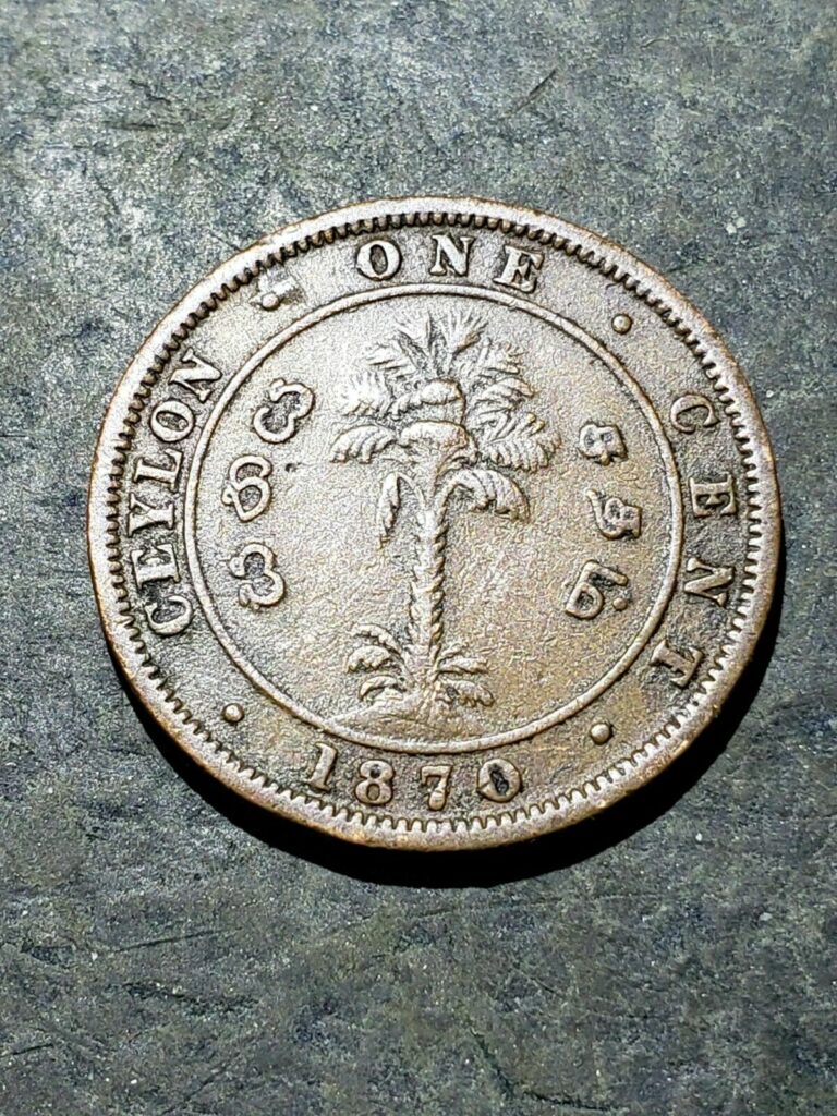 Read more about the article 1870 Sri Lanka Ceylon One Cent Coin #jan