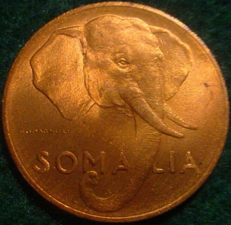 Read more about the article BEAUTIFUL RED UNC 1950 5 CENTESIMI SOMALIA**SUPERB DETAILED COIN**