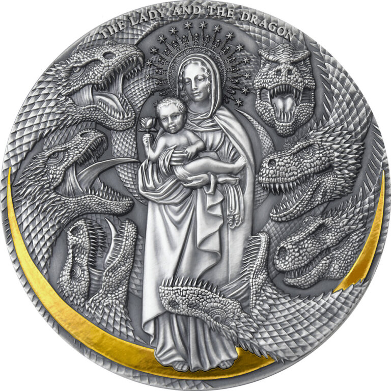 Read more about the article 2021 Cameroon Lady and The Dragon Apocalypse 3 oz .999 Silver Coin – 500 Made