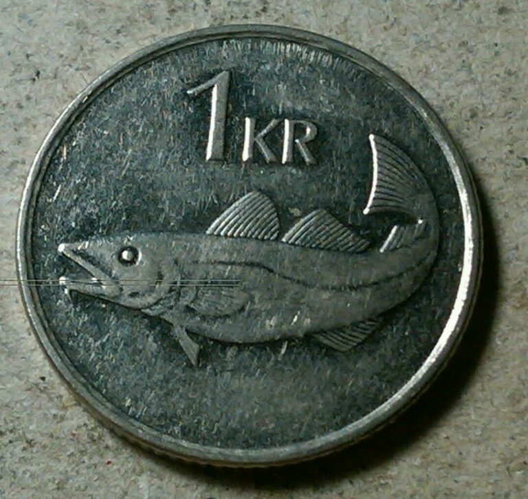 Read more about the article Iceland 1 krona 1991 fish coin