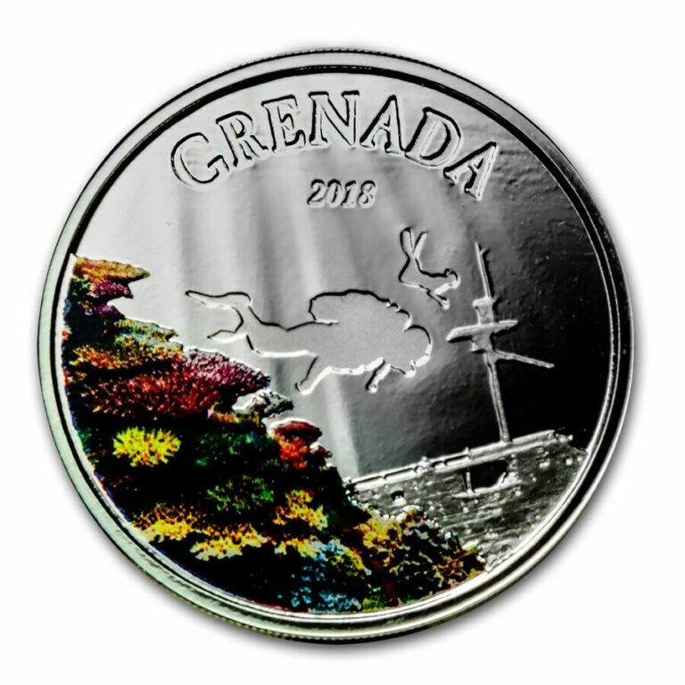 Read more about the article 2018 Grenada $2 – Eastern Carribean 8: Diving Paradise – Scottsdale Mint