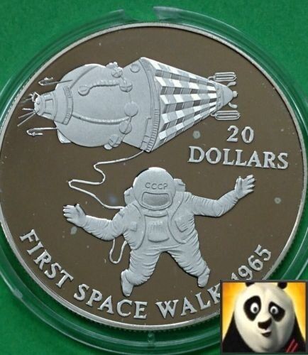 Read more about the article 1993 KIRIBATI $20 Dollars First Space Walk Space Exploration Silver Proof Coin